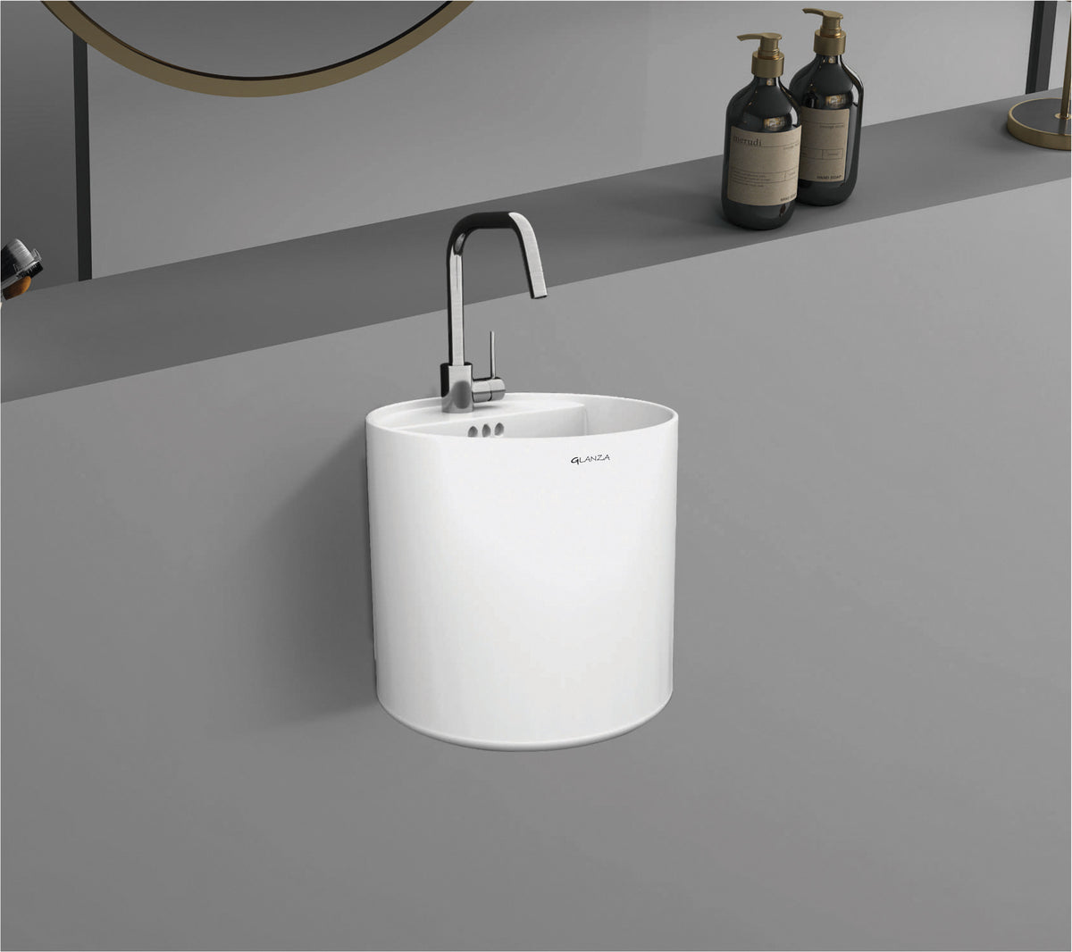 Wall Hung Basin RADO Integrated by Glanza